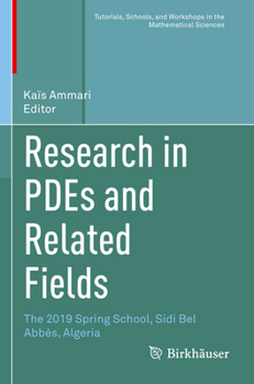 Paperback Research in Pdes and Related Fields: The 2019 Spring School, Sidi Bel Abbès, Algeria Book