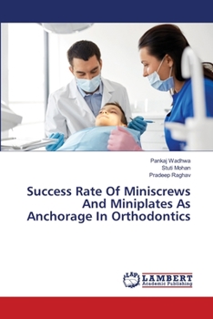 Paperback Success Rate Of Miniscrews And Miniplates As Anchorage In Orthodontics Book