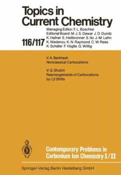 Paperback Contemporary Problems in Carbonium Ion Chemistry I/II Book