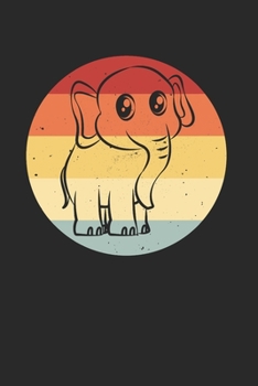 Elefant Notizbuch: Elefant Notizbuch f�r Liebhaber / Notizheft / Notizblock A5 (6x9in) Dotted Notebook / Punkteraster / 120 gepunktete Seiten