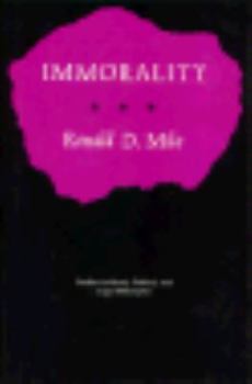 Hardcover Immorality Book