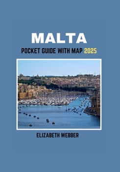 Paperback Malta Pocket Guide with Map 2025 Book