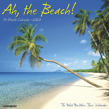 Calendar Ah the Beach! 2020 Wall Calendar Book