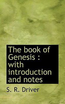 The Book of Genesis : With introduction and Notes