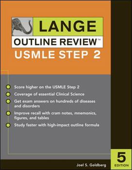 Paperback Lange Outline Review: USMLE Step 2 Book