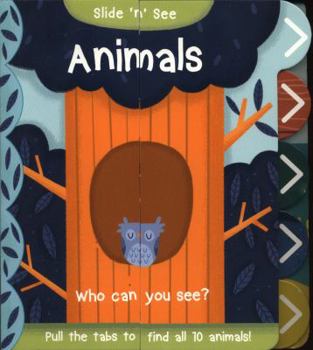 Hardcover Slide 'n' See Animals Book