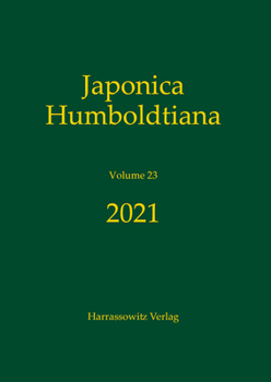 Paperback Japonica Humboldtiana 23 (2021) [German] Book