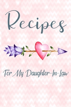 Paperback Recipes To My Daughter: Create Your Own Recipe Book Blank Fill In Cookbook Book