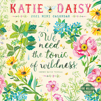 Calendar Katie Daisy 2021 Mini Calendar Book