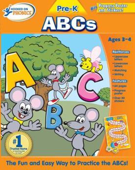 Paperback Hooked on Phonics Pre-K ABCs [With Poster] Book