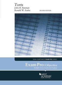 Paperback Exam Pro on Torts (Objective) (Exam Pro Series) Book