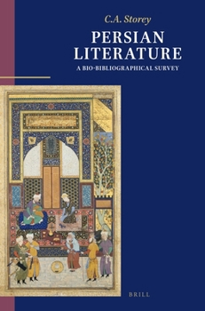 Paperback Persian Literature, a Bio-Bibliographical Survey Book
