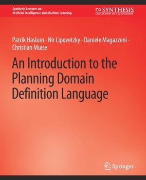 Paperback An Introduction to the Planning Domain Definition Language Book