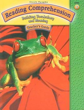 Paperback Reading Comprehension, Level B: Building Vocabulary and Meaning Book