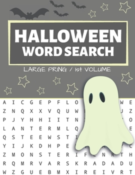Halloween Word Search: Puzzle Book Large Print - 80 Halloween Puzzles (Edition/Volume 1)