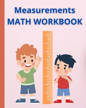 Paperback Measurements Math Workbook: Count and color the total number of cubes tall for each Object Book