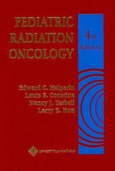 Hardcover Pediatric Radiation Oncology Book