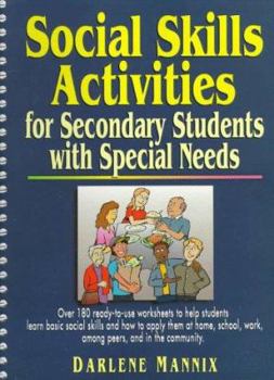 Spiral-bound Social Skills Activities for Secondary Students with Special Needs Book