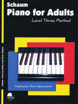 Paperback Piano for Adults: Level Three Method Book