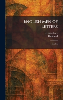 Hardcover English Men of Letters: Dryden Book