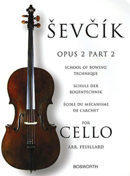 Paperback Sevcik for Cello - Opus 2, Part 2: School of Bowing Technique Book