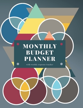 Paperback Monthly Budget Planner: with weekly expense tracker Book