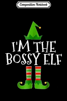 Paperback Composition Notebook: I'm The Caffeinated Elf Gift Matching Family Christmas Journal/Notebook Blank Lined Ruled 6x9 100 Pages Book