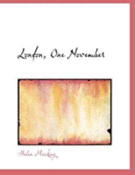 Paperback London, One November [Large Print] Book