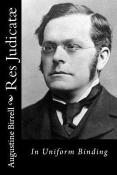 Paperback Res Judicatæ: In Uniform Binding Book