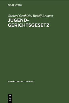 Hardcover Jugendgerichtsgesetz [German] Book