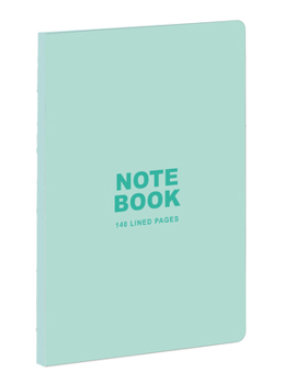 Teneues - A5 Notebook: Mint, 140 Lined Pages, Raw Sewn Spine, Lays Flat: A5 Notebook Lined Pages