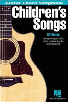 Paperback Children's Songs: Guitar Chord Songbook Book