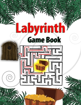 Paperback Labyrinth Game Book: Labyrinth Game Activity Book for Kids Ages 4-8 Book