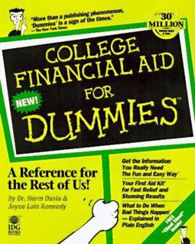 Paperback College Financial Aid for Dummies Book
