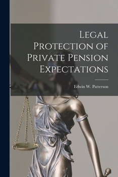 Paperback Legal Protection of Private Pension Expectations Book