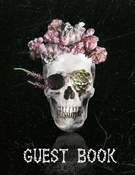 Guest Book: Halloween Party Guestbook Supply Essential,8.5 x 11 Sized, 100 Pages | Ideal for Halloween Costume Party