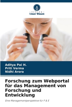 Paperback Forschung zum Webportal für das Management von Forschung und Entwicklung [German] Book