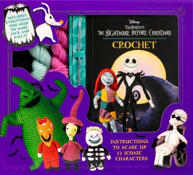 Misc. Disney Tim Burton's the Nightmare Before Christmas Crochet Book