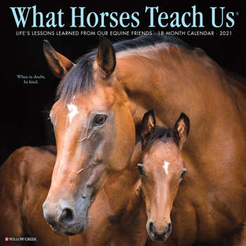 Calendar What Horses Teach Us 2021 Wall Calendar Book