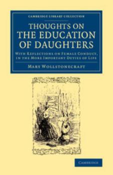 Paperback Thoughts on the Education of Daughters Book