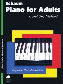 Paperback Piano for Adults: Level One Method Book