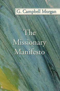 Paperback The Missionary Manifesto Book