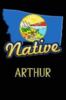 Paperback Montana Native Arthur: College Ruled Composition Book