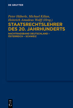 Hardcover Staatsrechtslehrer des 20. Jahrhunderts [German] Book