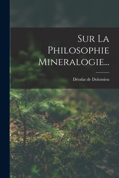 Paperback Sur La Philosophie Mineralogie... [French] Book