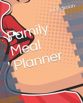 Paperback Family Meal Planner Book