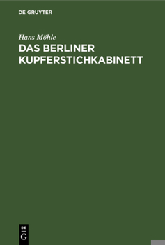 Hardcover Das Berliner Kupferstichkabinett [German] Book