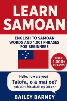 Paperback Learn Samoan: English to Samoan Words and 1,001 Phrases for Beginners. Book