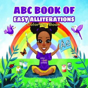 Paperback ABC BOOK OF EASY ALLITERATIONS COLORING BOOK