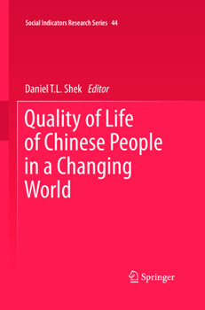Paperback Quality of Life of Chinese People in a Changing World Book